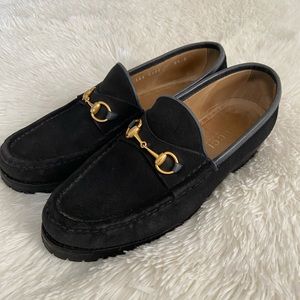 Authentic Gucci black women’s loafers size 8.5